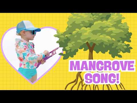Artwork for the Gulf Coasties Mangrove Song.